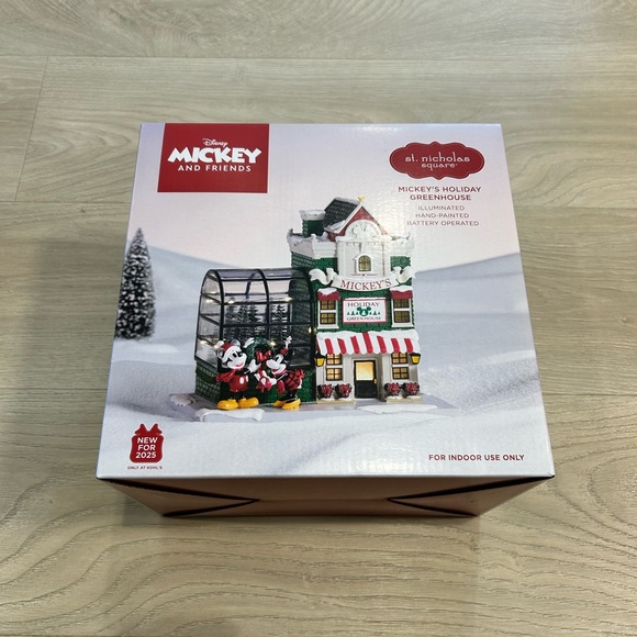 NEW Disney’s Mickey's Holiday Greenhouse Decor by St Nicholas Square - Picture 7 of 7